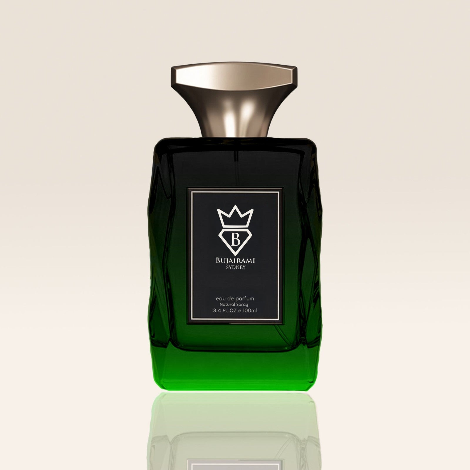 Bujairami Halo 100ml Eau de Parfum — benzoin, vanilla and amber unisex fragrance